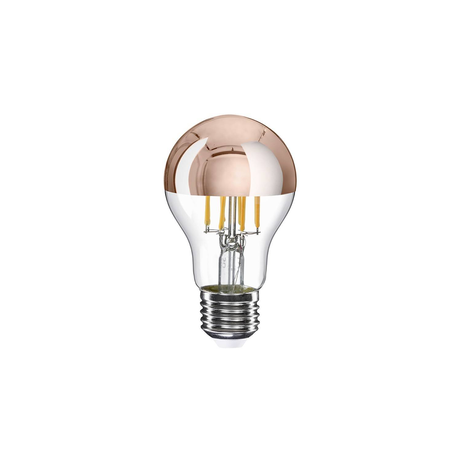 Żarówka LED Half Cup Copper Drop A60 7W 650Lm E27 2700K z możliwością ściemniania - A22