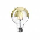 LED Halve Bol Goud G95 7W 650Lm E27 2700K Dimbaar - A14