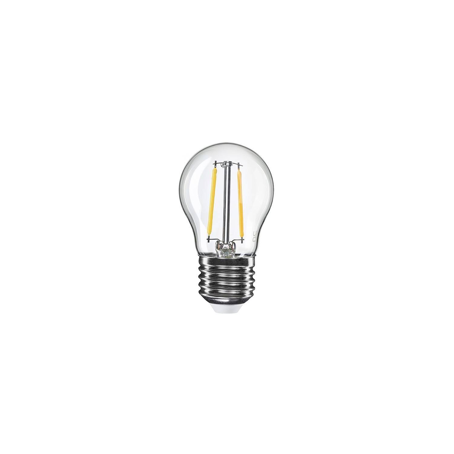 LED Lamp Transparant G45 2W 136Lm E27 2700K - E08