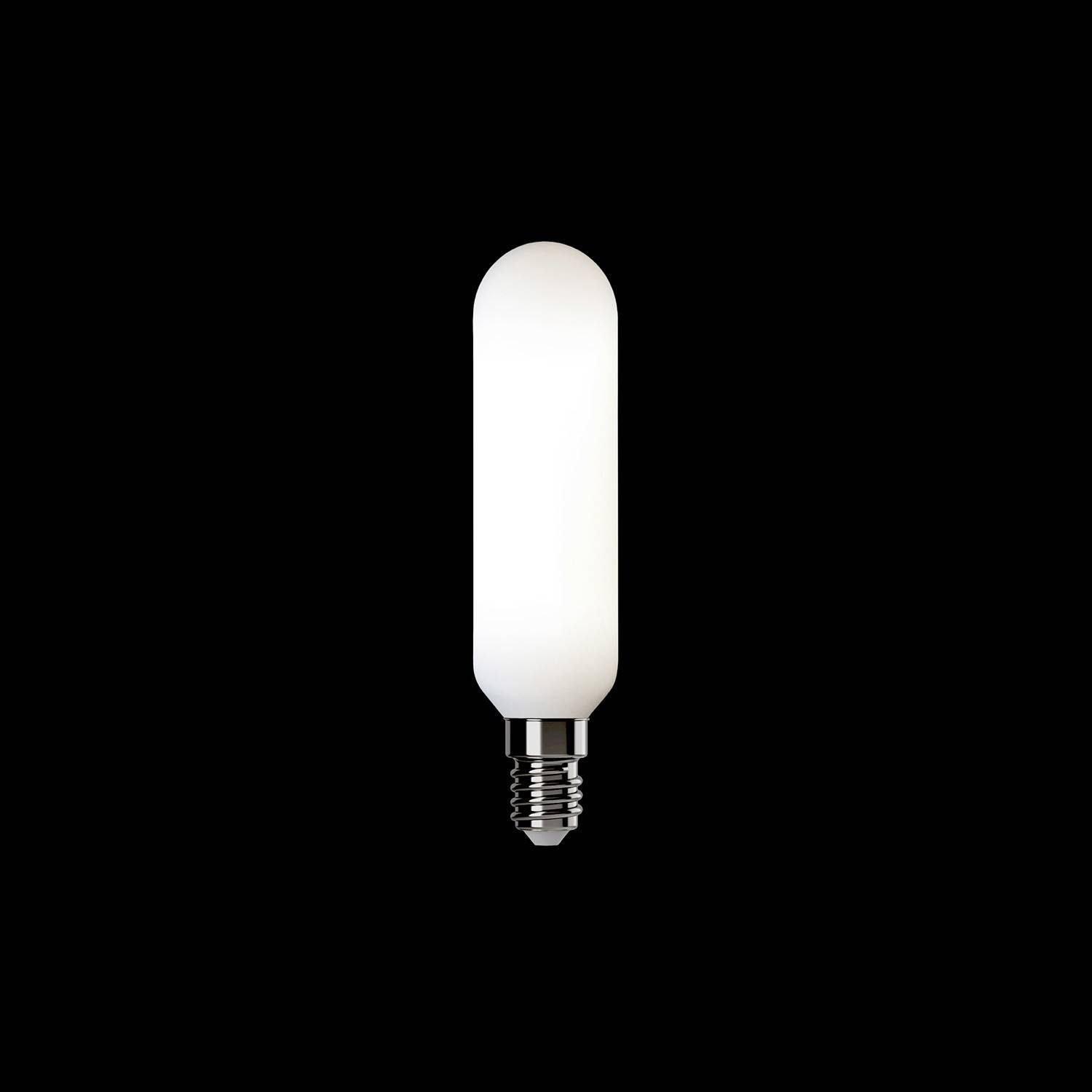 Lâmpada LED Branca Fosca Tubular 4,8W 470Lm E14 2700K Regulável - A07