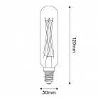 Bombilla LED Blanco Satinado Tubular 4.8W 470Lm E14 2700K Regulable - A07