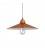 Pendant lamp with textile cable, Swing lampshade and metal details - Made in Italy - Bulb included