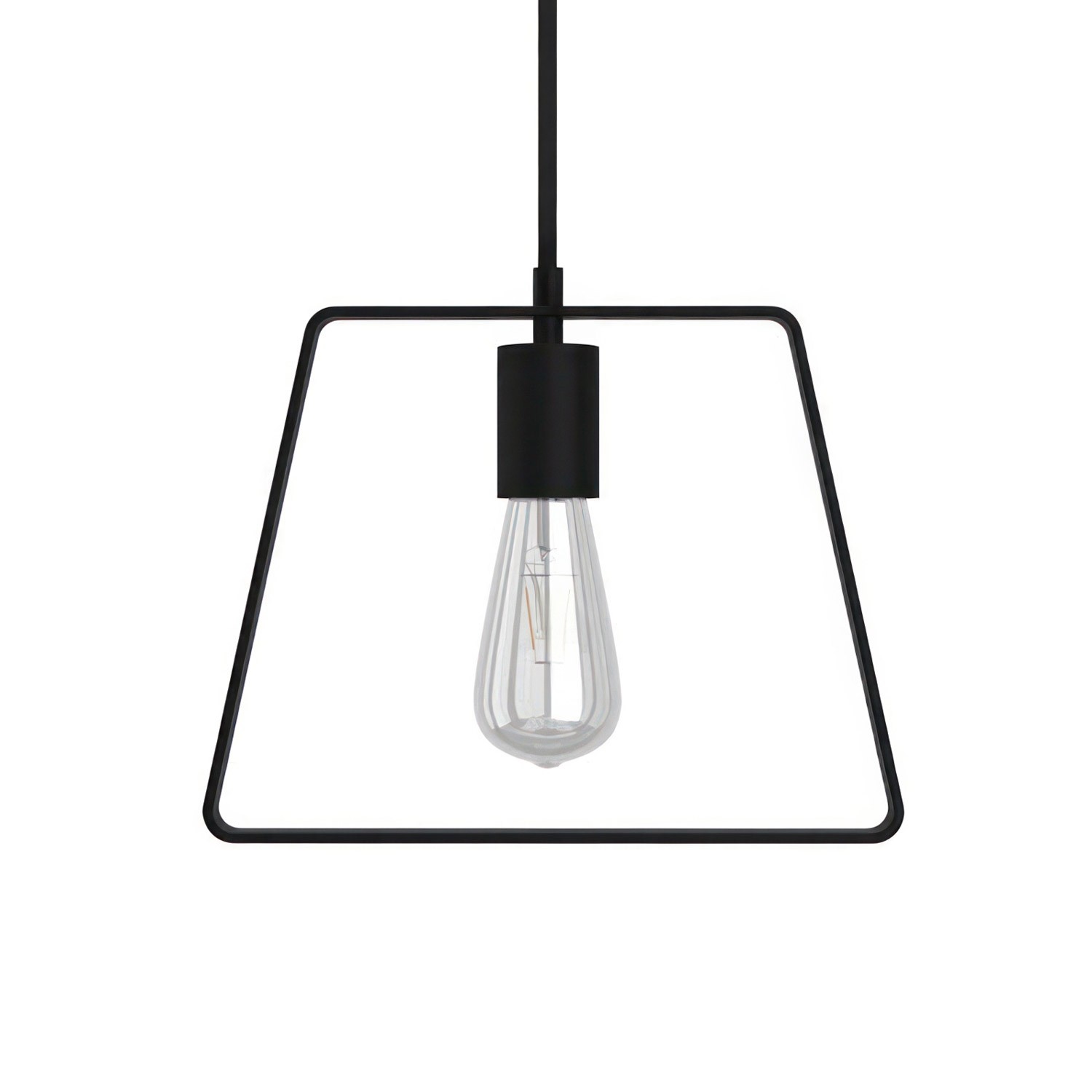 Pendant lamp with textile cable, Duedì Base lampshade and metal details - Made in Italy - Bulb included