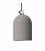 Lampa wisząca z kablem w oplocie i kloszem ceramicznym Mini Bell XS - Made in Italy