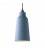 Pendant lamp with textile cable, Bottle ceramic lampshade and metal details - Made in Italy - Bulb included