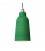 Pendant lamp with textile cable, Bottle ceramic lampshade and metal details - Made in Italy - Bulb included