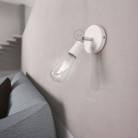 Fermaluce Metal 90°, lampa de perete reglabilă flush