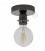 Fermaluce Metal with E27 threaded lamp holder, the metal wall or ceiling light source