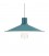 Pendant lighting Made in Italy complete with fabric cable, Swing Pastel lampshade with metal finishing