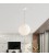 Suspension Lamp with Sphere Lampshade