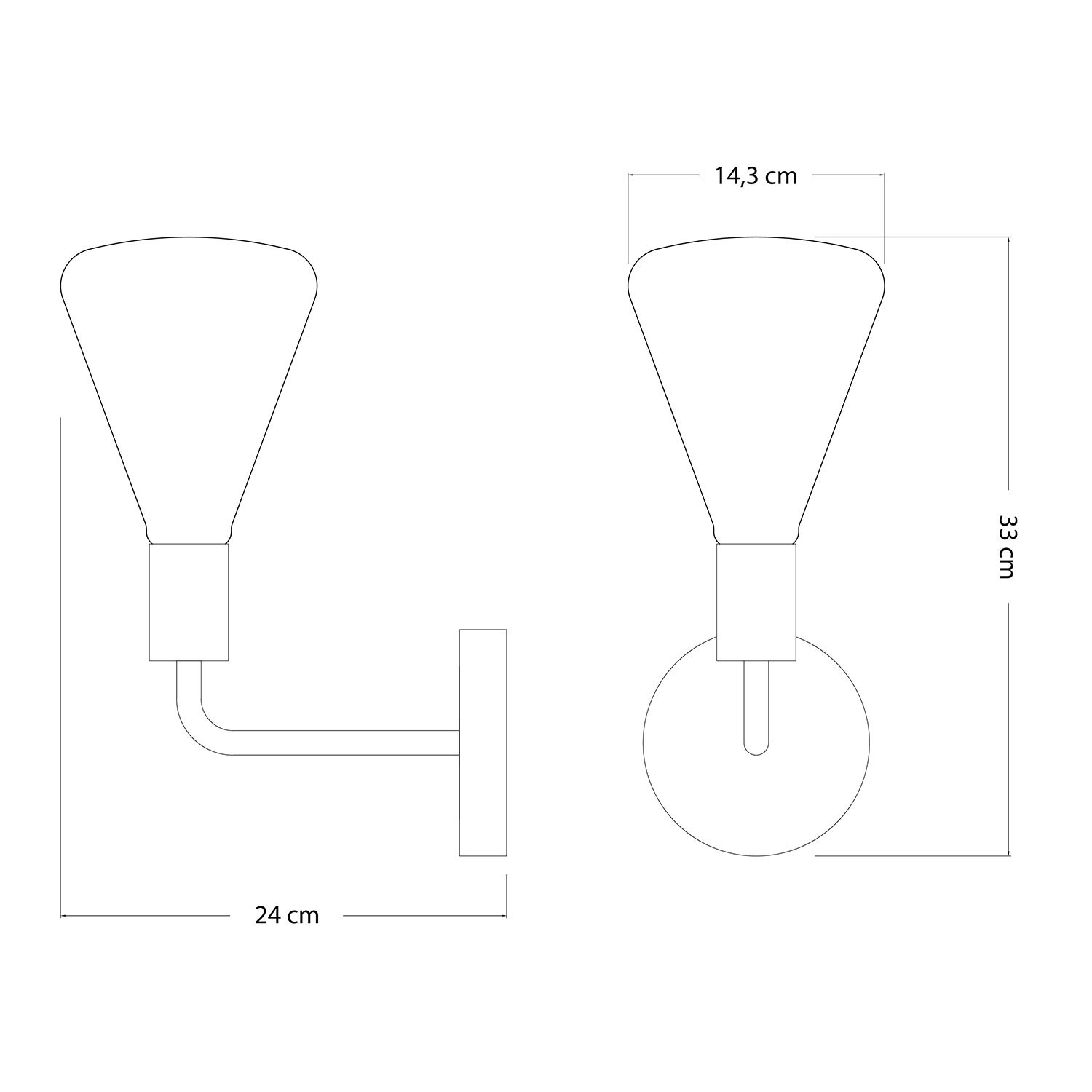 Fermaluce Elle metalna Lampa s Siro žaruljom