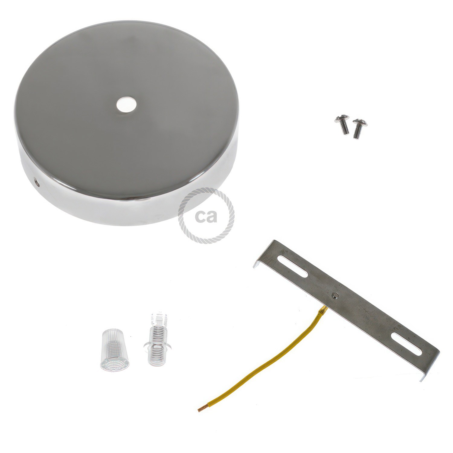 Kit cylindrisk takkopp i metall