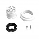 Switch/Diverter kit with knob and base in white porcelain