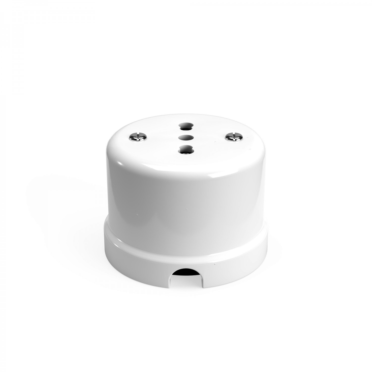 Porcelain Italian 10/16A wall socket