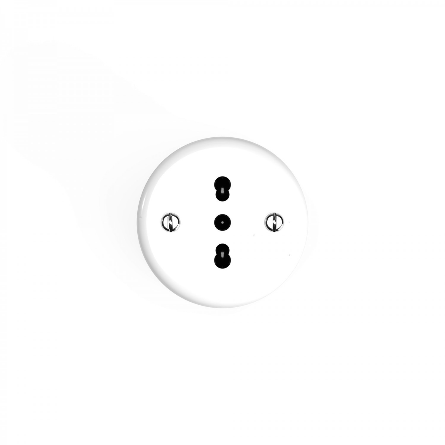 Porcelain Italian 10/16A wall socket