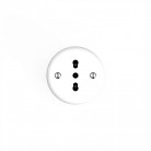 Porcelain Italian 10/16A wall socket