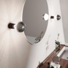 Lampa z widoczną żarówką Kula Silver - waterproof IP44