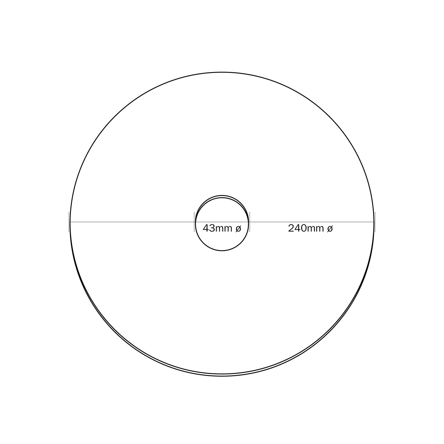 Mini plato Ellepì 'Maioliche' para lámparas de suspensión, aplique y catenaria, diámetro 24 cm - Made in Italy