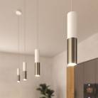 Pendant lamp complete with fabric cable and Tub-E14 double lampshade