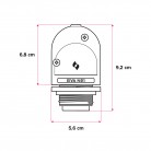 EIVA, die erste wiederverdrahtbare Outdoor-Lampenfassung, E27, IP65