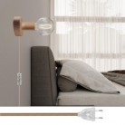 Spostaluce houten lamp