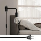 Spostaluce metal Lamp with curved extension