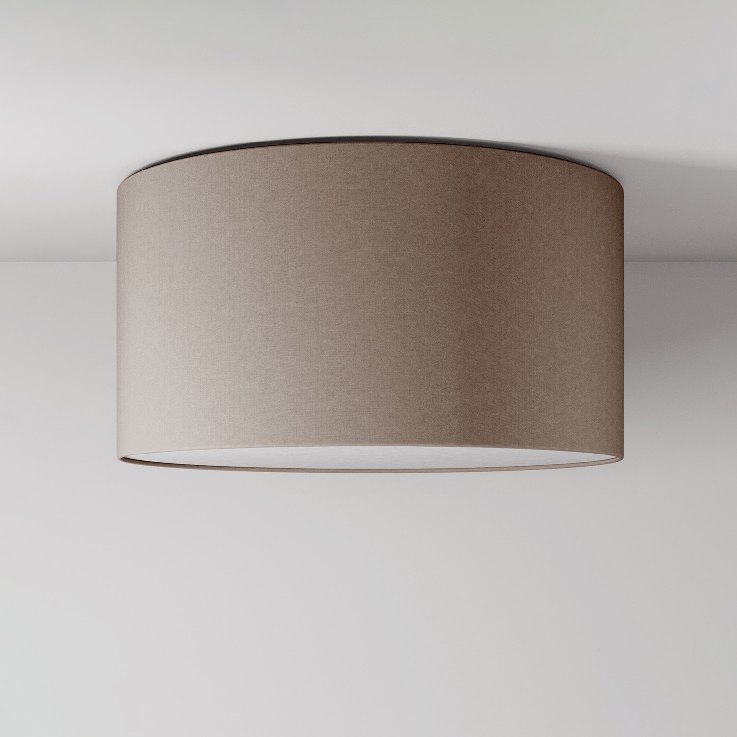 Medium stoffen plafondlamp - Made in Italy