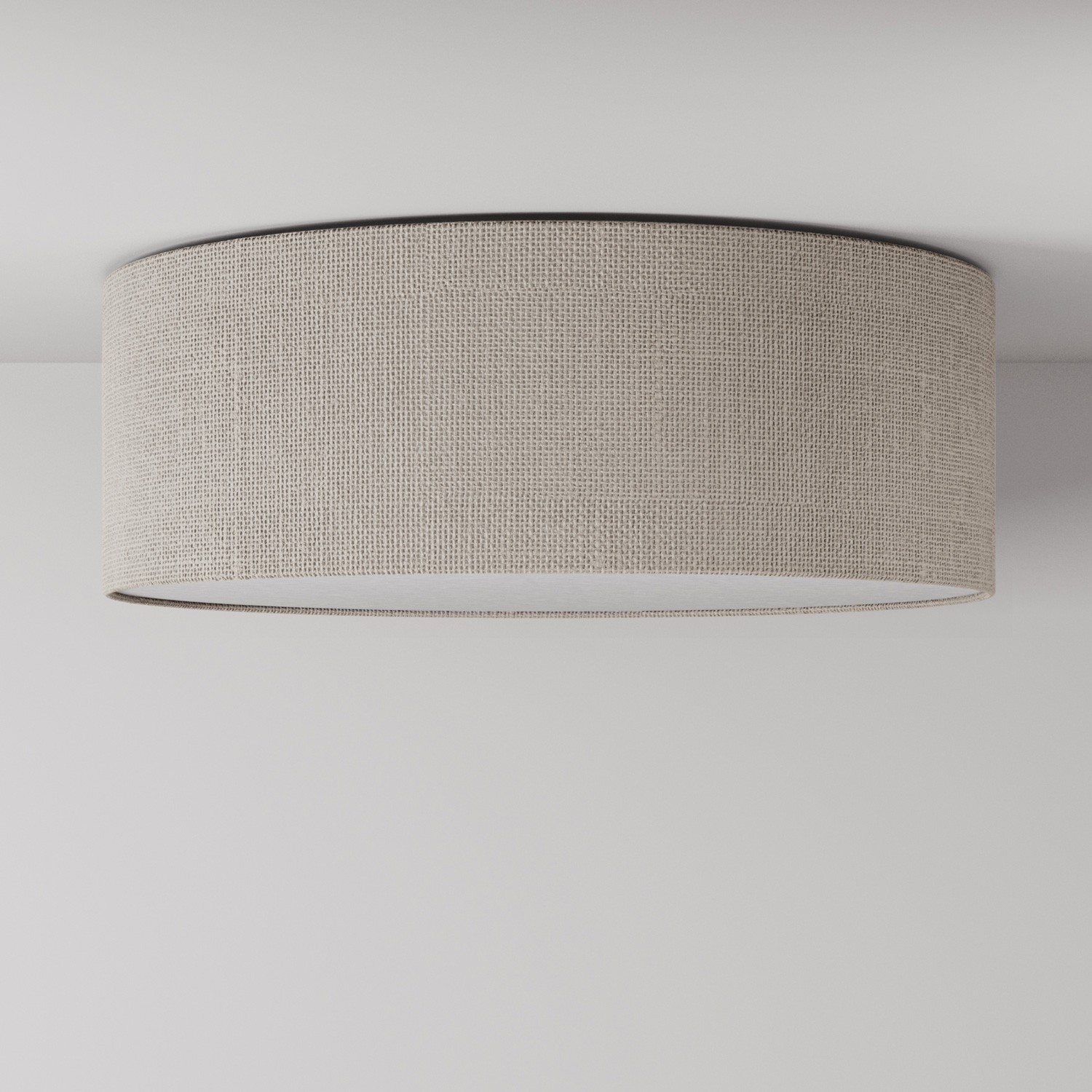 Large fabric ceiling light - Made in Italy