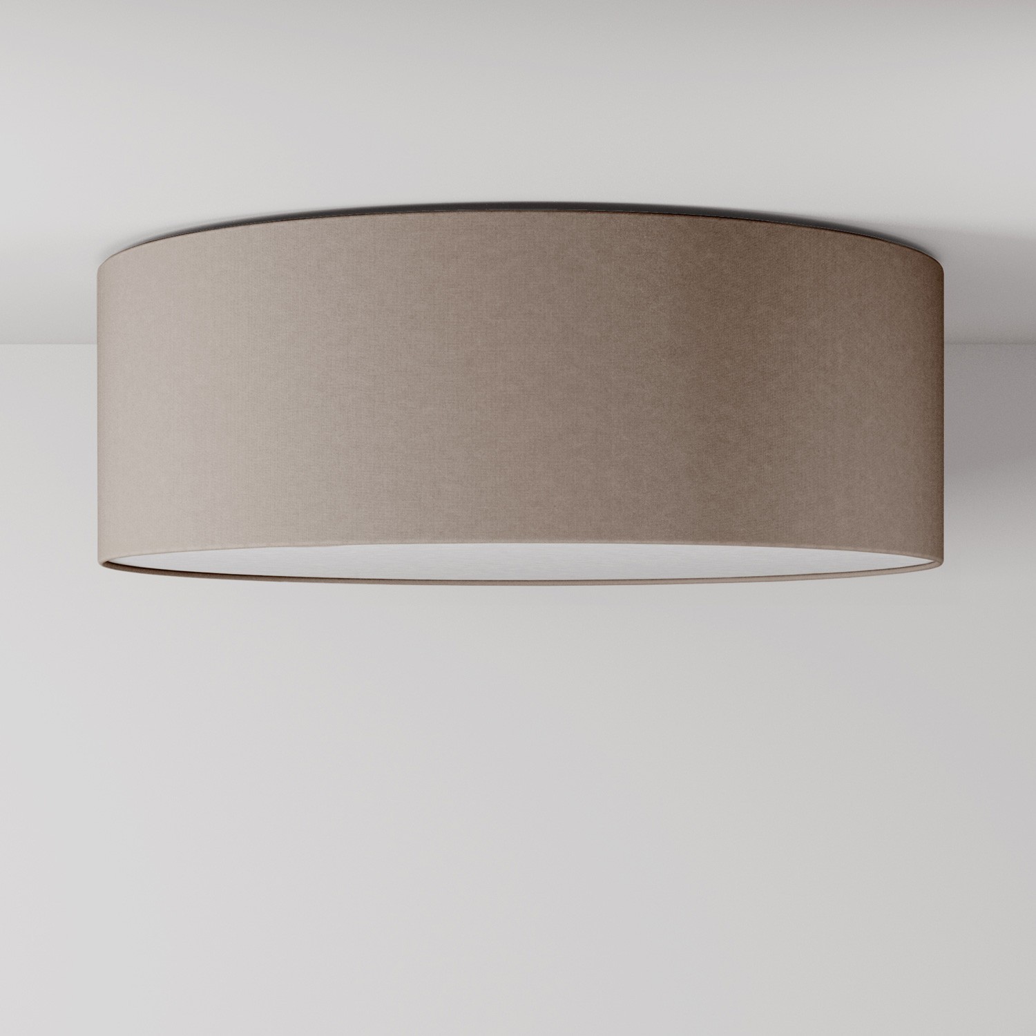 Large fabric ceiling light - Made in Italy