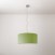 Cilindro Medium fabric pendant lamp with lampshade - Made in Italy