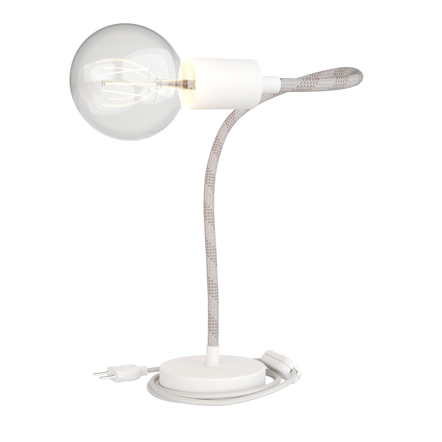 Flex flexibel bordslampa som ger diffust ljus