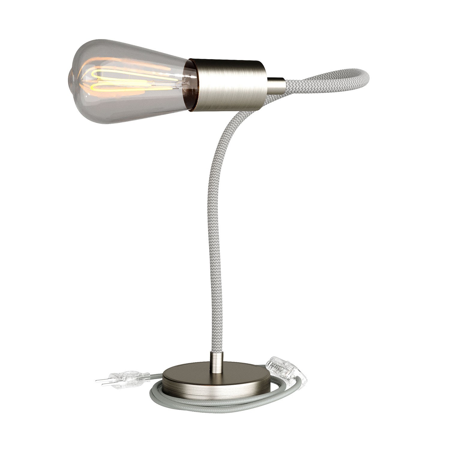 Flex flexible table lamp providing diffused light