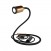 GU1d-one flexibel lampa utan bas med mini LED spotlight