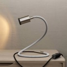 GU1d-one flexibel lampa utan bas med mini LED spotlight