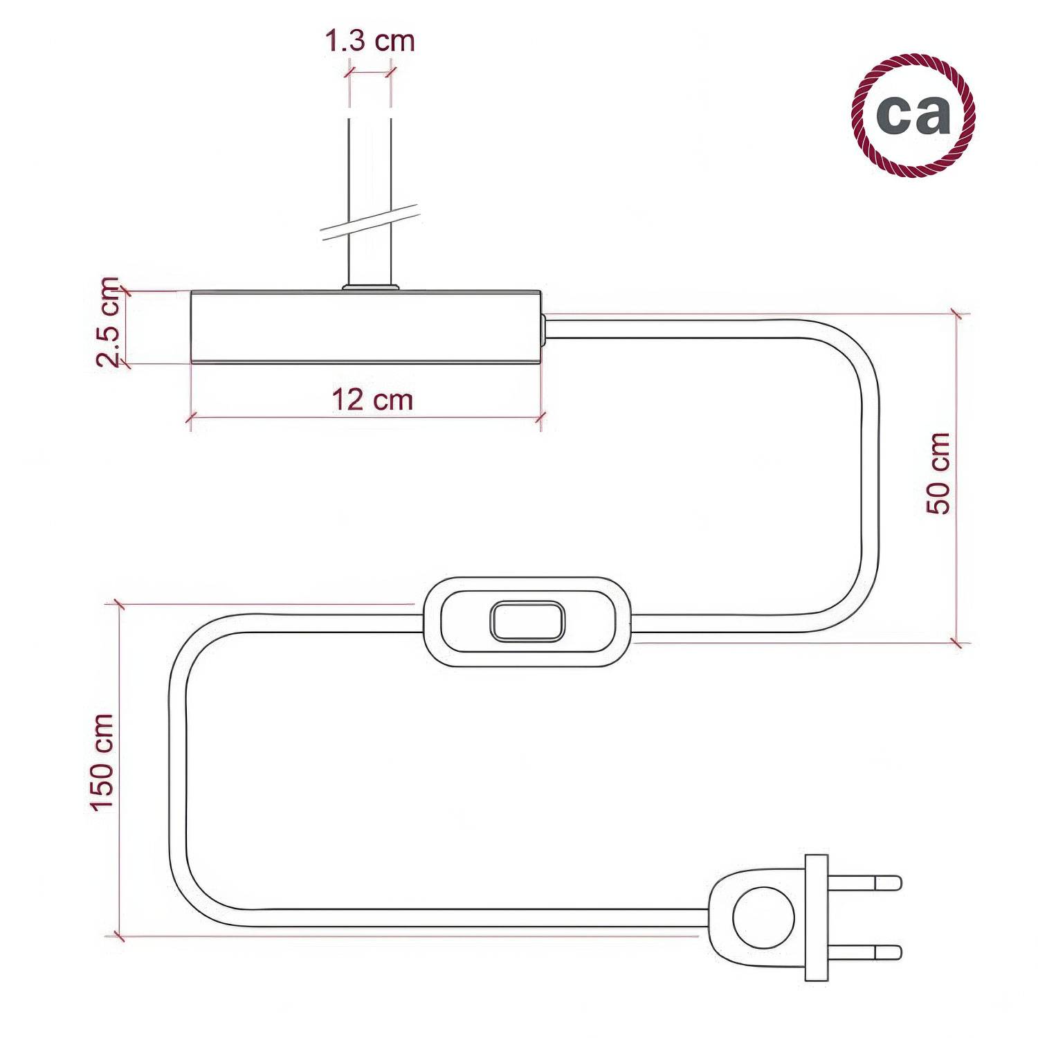 Alzaluce - Bordlampe i metal