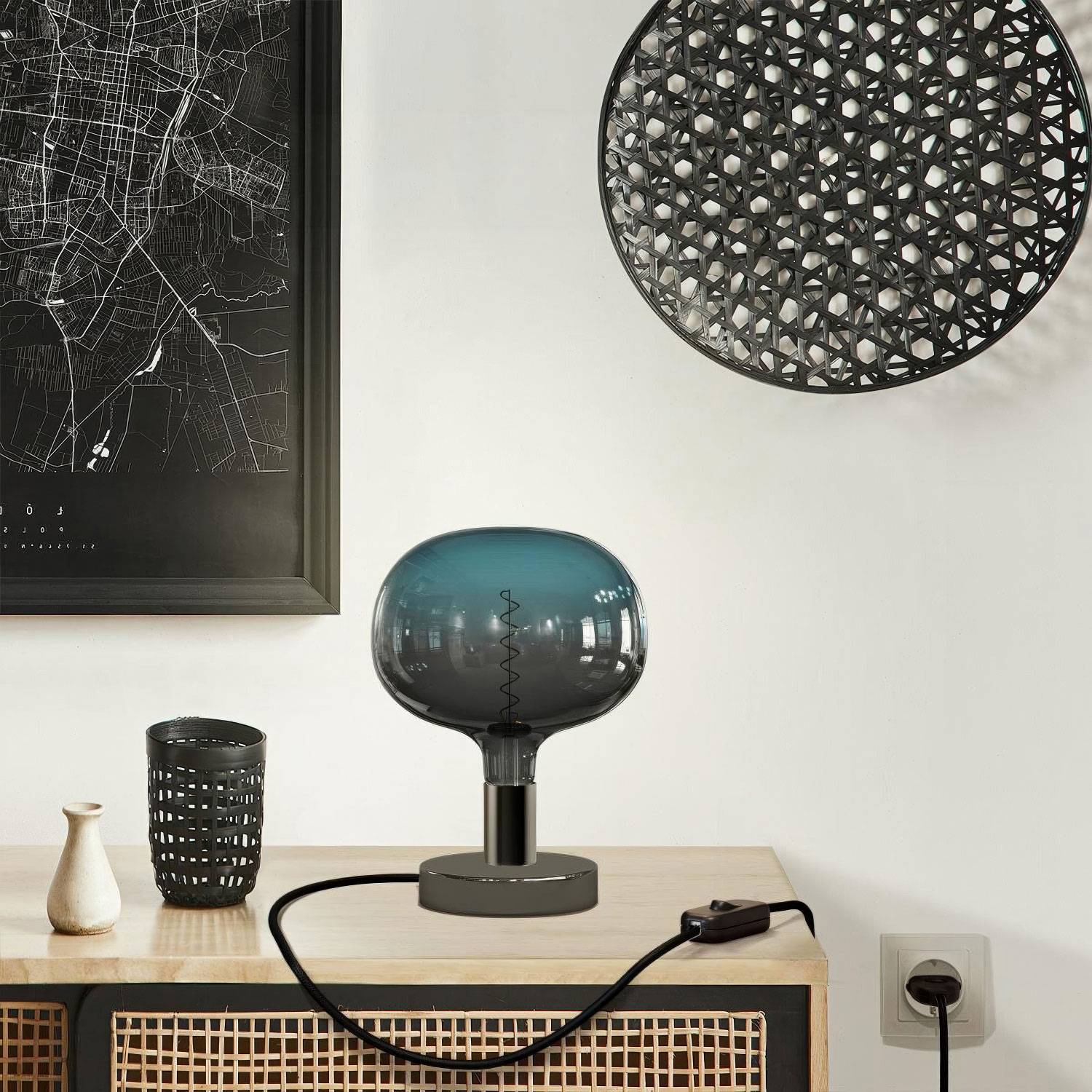 Posaluce Cobble Metal Table Lamp