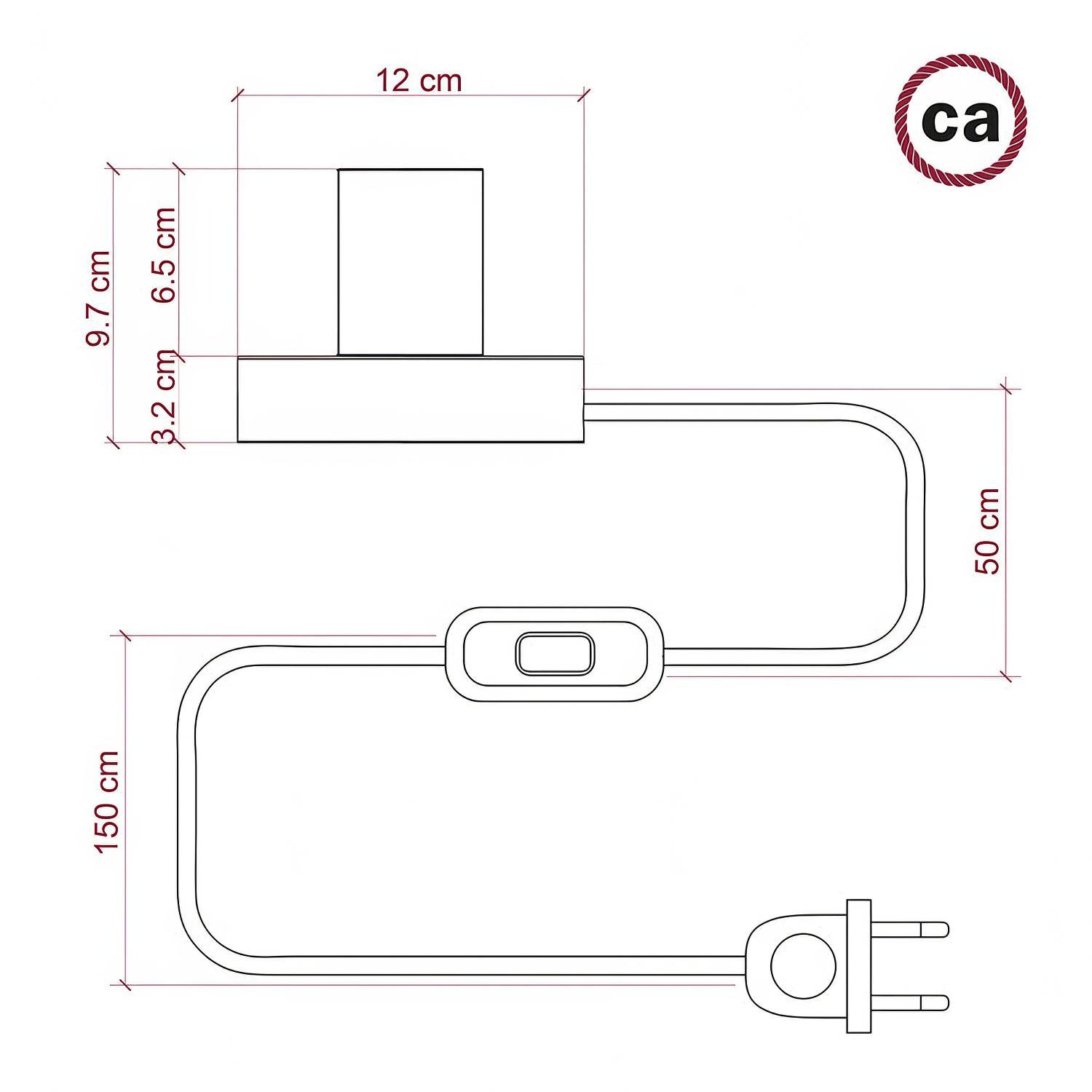 Drevená stolná lampa Posaluce Hríb