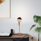 Alzaluce Half Cup Metal Table Lamp