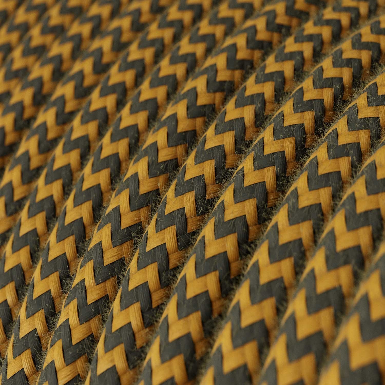 SnakeBis Zig-Zag Verlichtingssnoer met lamphouder en Zig-Zag effect textiel kabel voor lampenkap