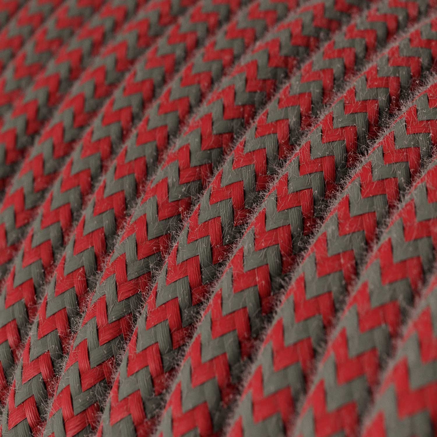 SnakeBis Zig-Zag Verlichtingssnoer met lamphouder en Zig-Zag effect textiel kabel voor lampenkap