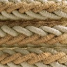 SnakeBis Cord - Plug-in lampe med jute snoet kabel