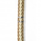 SnakeBis Chord - Plug-in lamp with jute twisted cable