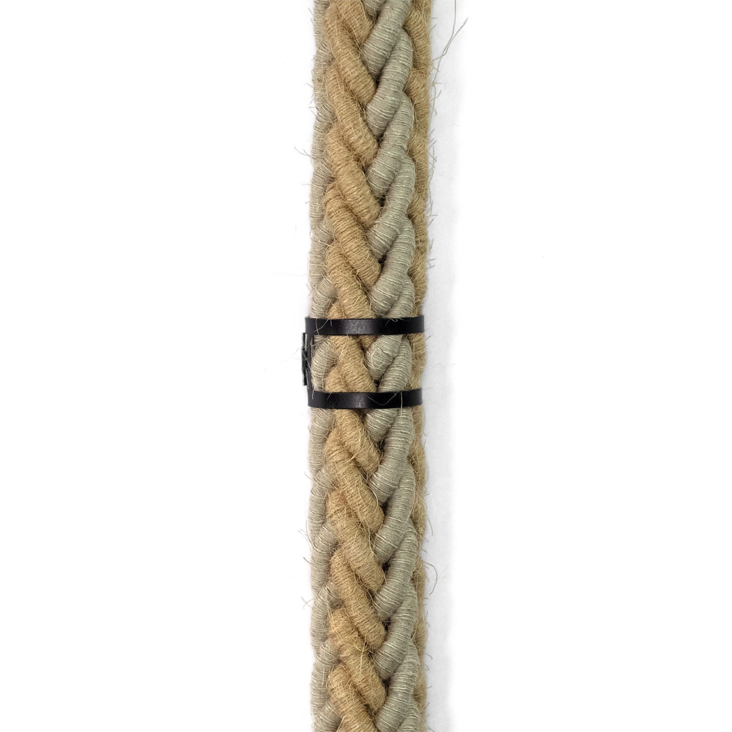 SnakeBis Tauseil - Plug-in Leuchte mit geflochtenem Jute-Tauseil