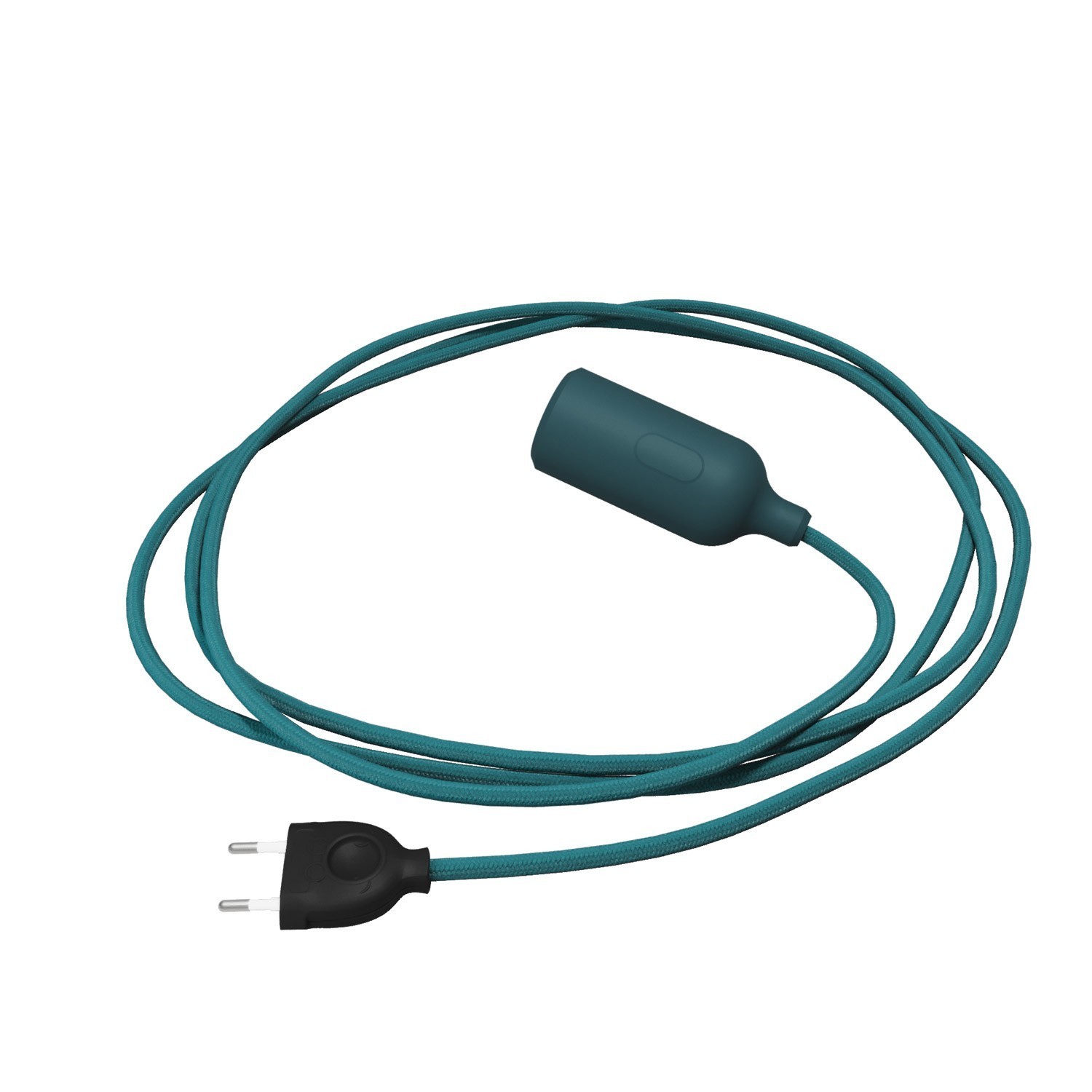 Candeeiro Snake de silicone com interruptor e ficha