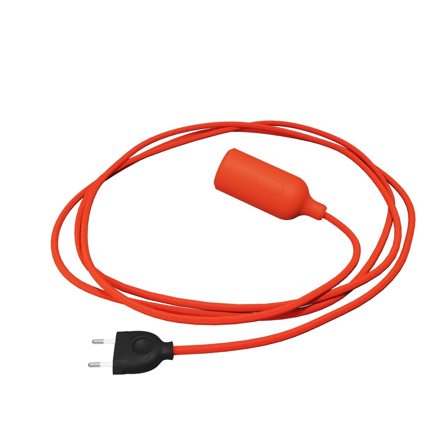 Candeeiro Snake de silicone com interruptor e ficha