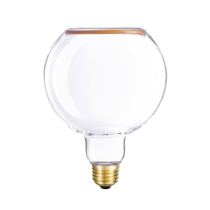 G125 LED-ljuskälla Transparent Ghost Line CRI 90 4,5W 300Lm E27 2200K Dimbar - G05