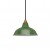 Pendant lamp with textile cable, Bistrot lampshade and metal details - Made in Italy - Bulb included