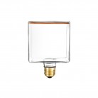 Lâmpada LED Transparente Cubo da Linha Fantasma CRI 90 4,5W 300Lm E27 2200K Regulável - G04