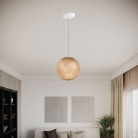 Sfera fiber lampskärm  - 100% handgjord