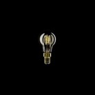 LED Gouden LED Carbon filament lamp C52 Mini Globe G45 3,4W E14 Dimbaar 2700K